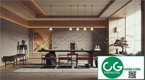 Tea Room 84 3D Model